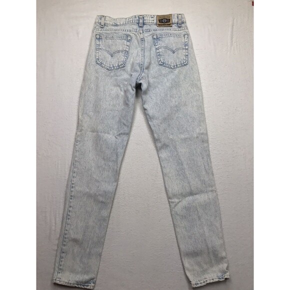 90s LEVIS Silvertab 512 Acid Wash Jean Men 33/34 (30x32 actual) USA Slim Taper - Picture 2 of 16